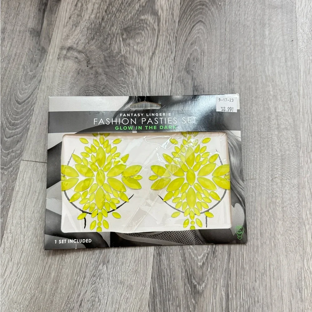 Neon Yellow Mesh Bikini Set - Picture 4 of 5